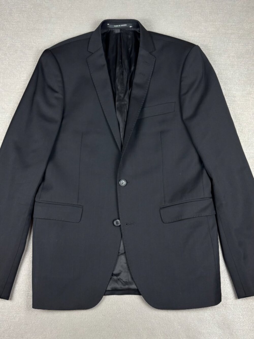 Tiger of Sweden Norden Black Wool Blazer Sport Coat 48 EU Slim Fit